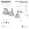 Kingston Brass KS3968FL 8" Widespread Bathroom Faucet, Brushed Nickel KS3968FL - alternate 2